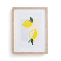 Постер С рисунком лимоны в рамке Boda единый размер разноцветный LA REDOUTE INTERIEURS  фото, kupilegko.ru